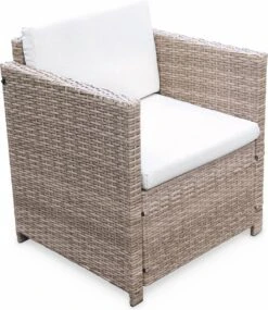 Alice's Garden Loungeset Perugia - 4 Plaatsen - Kleine Tuinset - Wicker - Naturel/beige -Tuinmeubilair Verkoopwinkel 1040x1200 1