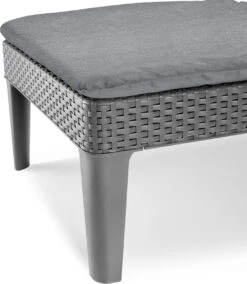 Allibert Jaipur Ligbed - 58x187,5x29 Cm - Grafiet -Tuinmeubilair Verkoopwinkel 1042x1200