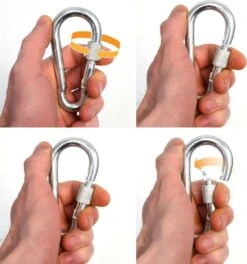 2x 50cm Hangende Stoelketting Tot 230kg - 4 Karabiners - Schommel Hangmat Bokszak Ophanging -Tuinmeubilair Verkoopwinkel 1122x1200