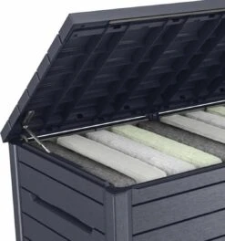 Keter Ontario Opbergbox - 870L - 147x83x86cm - Grafiet -Tuinmeubilair Verkoopwinkel 1123x1200 1