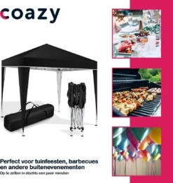 Coazy Waterdichte Partytent 3x3 Meter Opvouwbaar - Paviljoen - Easy Up - Pop-up Tent Met Haringen, Touw En Anti Slip Poten - Waterdicht - Partytenten Weerbestendig 10 Coazy Waterdichte Partytent 3x3 Meter Opvouwbaar - Paviljoen - Easy Up - Pop-up Tent Met Haringen, Touw En Anti Slip Poten - Waterdicht - Partytenten Weerbestendig -Tuinmeubilair Verkoopwinkel 1132x1200 2