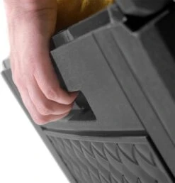 Opbergbox 310L UV-Bestendig Weerbestendig Wielen Tuinbox Rotan-look Antraciet -Tuinmeubilair Verkoopwinkel 1149x1200 3