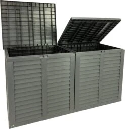 MaxxGarden Kussenbox - Tuin Opbergkist - Opbergbox - 750 L - 155x66x80 Cm - Grijs 11 MaxxGarden Kussenbox - Tuin Opbergkist - Opbergbox - 750 L - 155x66x80 Cm - Grijs -Tuinmeubilair Verkoopwinkel 1164x1200