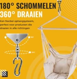 Itstrong® Plafondhaak Ophangsysteem Voor Binnen & Buiten – Ophanghaak Voor Bokszak – Schommel – Schommelstoel – Hangstoel - RVS -Tuinmeubilair Verkoopwinkel 1166x1200 2