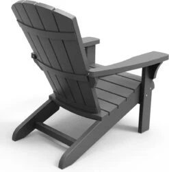 Keter Troy Adirondack Tuinstoel - 81x80x96,5cm - Grafiet -Tuinmeubilair Verkoopwinkel 1180x1200