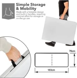 MaxxGarden Vouwtafel - Opvouwbare Kampeer Tafel - Tuin - Camping - Binnen - Weersbestendig - 180 X 74 X 74cm- Wit 18 MaxxGarden Vouwtafel - Opvouwbare Kampeer Tafel - Tuin - Camping - Binnen - Weersbestendig - 180 X 74 X 74cm- Wit -Tuinmeubilair Verkoopwinkel 1180x1200 3