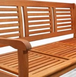 Casaria Tuinbank - FSC®-Gecertificeerd Eucalyptushout - 153cm Bruin 19 Casaria Tuinbank - FSC®-Gecertificeerd Eucalyptushout - 153cm Bruin -Tuinmeubilair Verkoopwinkel 1185x1200 6