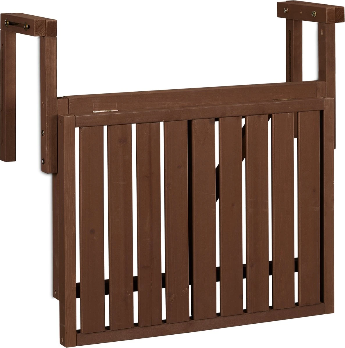 Relaxdays Balkontafel Inklapbaar - Klaptafel Balkon - Tafel Reling - Hangtafel Hout 7 Relaxdays Balkontafel Inklapbaar - Klaptafel Balkon - Tafel Reling - Hangtafel Hout - Afbeelding 7