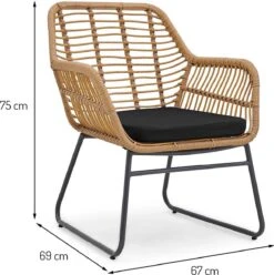 Milton & Oldbrook Tuinset 4-delig Kilsund Naturel -Tuinmeubilair Verkoopwinkel 1196x1200 4