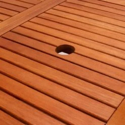 Merkloos Tuintafel Acaciahout - 160x85x75cm - FSC-gecertificeerd -Tuinmeubilair Verkoopwinkel 1198x1200 6