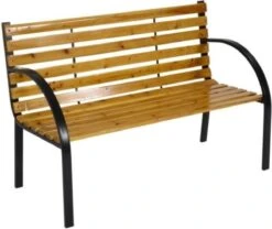 Dutcc 41142 - Tuinbank - Woodstock - 120 Cm – Zwart -Tuinmeubilair Verkoopwinkel 1200x1011