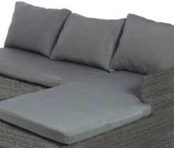 MaxxGarden Loungeset – Rattan Hoekset - 4 Persoons - Incl. Salontafel - Grijs -Tuinmeubilair Verkoopwinkel 1200x1020