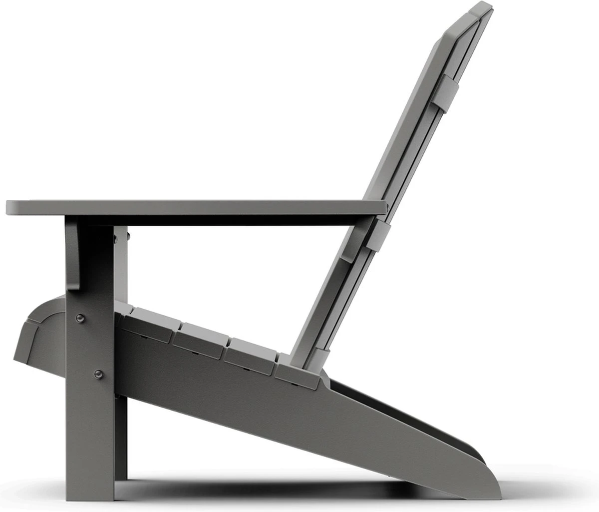 Keter Troy Adirondack Tuinstoel - Set Van 2 - 81x80x96,5cm - Lichtgrijs 4 Keter Troy Adirondack Tuinstoel - Set Van 2 - 81x80x96,5cm - Lichtgrijs - Afbeelding 4