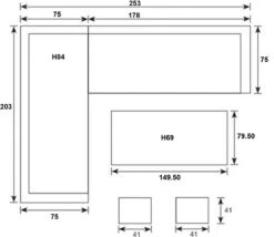 Merkloos Rivièra | Loungeset Hoekset Dining Set Tuinset | Wicker | Hoekbank, Hoge Tuintafel, 2 Hockers | 6 Zitplaatsen -Tuinmeubilair Verkoopwinkel 1200x1040 2