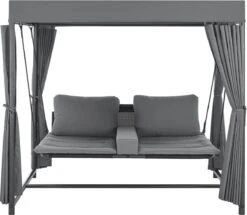 Schommelbank / Ligbank Kassandra - Donkergrijs -Tuinmeubilair Verkoopwinkel 1200x1046