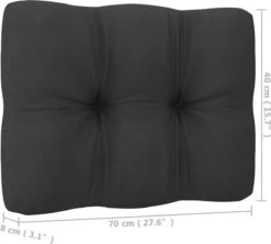 Decoways - 6-delige Loungeset Met Kussens Massief Grenenhout Wit -Tuinmeubilair Verkoopwinkel 1200x1080