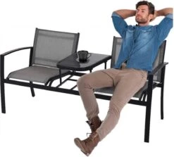 Pro Garden ProGarden Tuinbankje Met Tafel Tweepersoons -Tuinmeubilair Verkoopwinkel 1200x1081