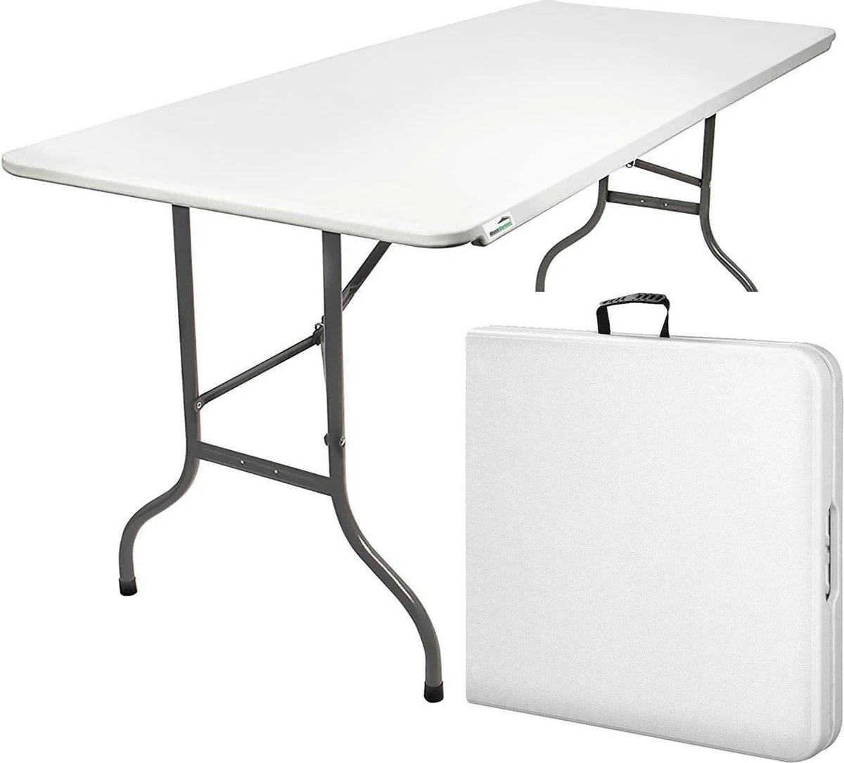 MaxxGarden Klaptafel - Inklapbare Tafel - Opvouwbare Tuintafel - Weerbestendig - Inclusief Handvat - 180x70x74 3 MaxxGarden Klaptafel - Inklapbare Tafel - Opvouwbare Tuintafel - Weerbestendig - Inclusief Handvat - 180x70x74 - Afbeelding 3