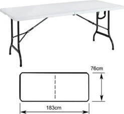 MaxxGarden Klaptafel - Inklapbare Tafel - Opvouwbare Tuintafel - Weerbestendig - Inclusief Handvat - 180x70x74 17 MaxxGarden Klaptafel - Inklapbare Tafel - Opvouwbare Tuintafel - Weerbestendig - Inclusief Handvat - 180x70x74 -Tuinmeubilair Verkoopwinkel 1200x1105 2