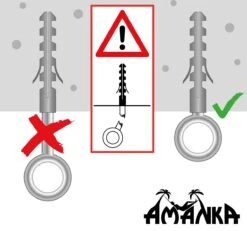 Metalen Ophangset Tot 160kg - Massieve Bevestiging Set Voor Hangstoel Hangmat - Plafond Wand Montage -Tuinmeubilair Verkoopwinkel 1200x1123