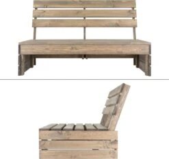 Pro Garden Palletbank - 120 Cm - 2-zits -Tuinmeubilair Verkoopwinkel 1200x1130 1