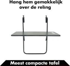 Balkontafel Inklapbaar – Zwart – 60 X 60 X 70 Cm – Hout Balkontafeltje Hangend Balkonbar Balkontafels Opklapbaar Hangtafel Balcony Table – Ophangbaar Voor Aan Het Balkon – Vouwtafel Wandtafel Inklapbare Tafel – Bijzettafel – Buiten Tafeltje Klaptafel -Tuinmeubilair Verkoopwinkel 1200x1133 3