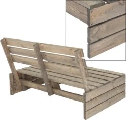 Pro Garden Palletbank - 120 Cm - 2-zits -Tuinmeubilair Verkoopwinkel 1200x1139 2