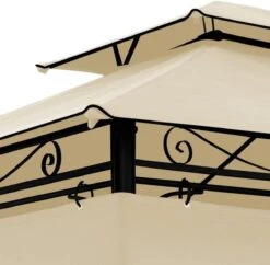 El Jardin - Partytent - 4x3 - Waterdicht Dak - Wanden - Beige Paviljoen 9 El Jardin - Partytent - 4x3 - Waterdicht Dak - Wanden - Beige Paviljoen -Tuinmeubilair Verkoopwinkel 1200x1176 2