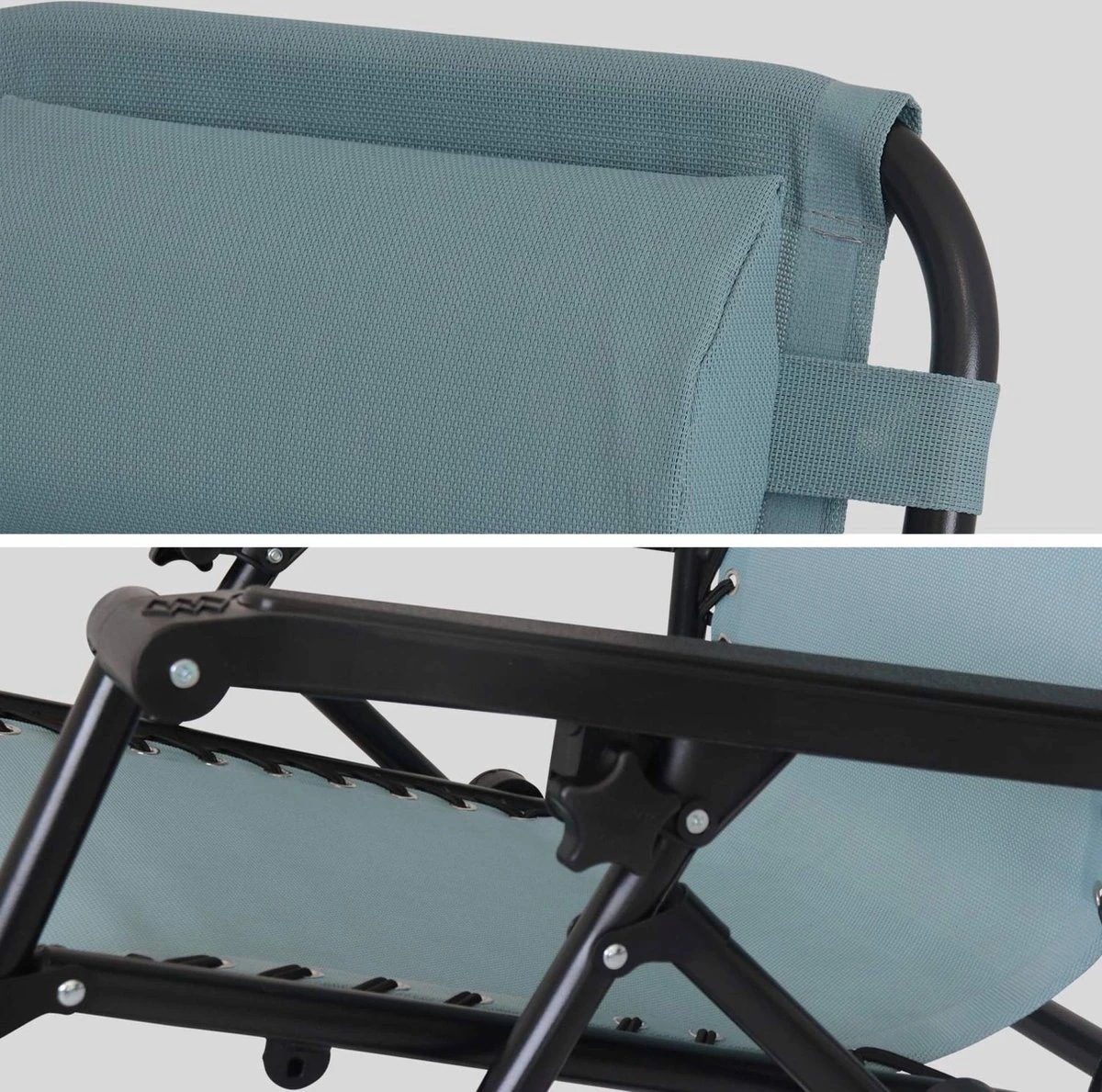 Alice's Garden Campingstoel PATRICK - Set Van 2 - Opvouwbaar - Verstelbaar - Smaragdgroen 3 Alice's Garden Campingstoel PATRICK - Set Van 2 - Opvouwbaar - Verstelbaar - Smaragdgroen - Afbeelding 3