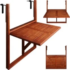 Merkloos Casaria Balkontafel - FSC®-Gecertificeerd Acaciahout – Hangend – Bruin 14 Merkloos Casaria Balkontafel - FSC®-Gecertificeerd Acaciahout – Hangend – Bruin -Tuinmeubilair Verkoopwinkel 1200x1191 4