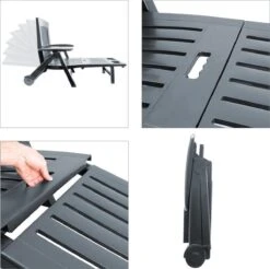 Casaria Ligstoel Zircone – Verstelbaar/Wielen Tot 120 Kg – Antraciet 9 Casaria Ligstoel Zircone – Verstelbaar/Wielen Tot 120 Kg – Antraciet -Tuinmeubilair Verkoopwinkel 1200x1197 1