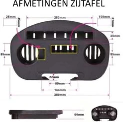 Brulo - Ligstoel Tuin - Ligstoelen - Strandstoel Opvouwbaar - Tuinstoel - Incl Tafel En Hoofdkussen -Tuinmeubilair Verkoopwinkel 1200x1197 3