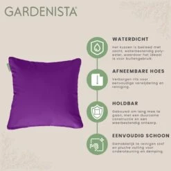 Gardenista Sierkussens - Hollow Fibre Gevuld 45cm Binnenkussen - Tuinkussens Voor Binnen En Buiten - Kussentjes Woonkamer -Tuinmeubilair Verkoopwinkel 1200x1198 8