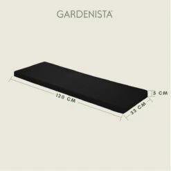 Gardenista Tuinbank Kussen - Bank Meubilair Buiten 2-zitter ZitKussen - Bankkussen Voor Tuin - Zitkussen Voor Tuinbank - Zachte En Lichtgewicht Waterbestendig Materiaal -Tuinmeubilair Verkoopwinkel 1200x1200 1029