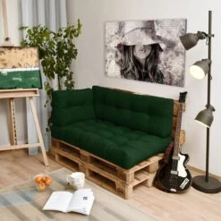 Beautissu Style – Palletkussen Set – 1x Zitkussen 120x80 Cm & 1x Rugkussen 120x40 Cm – Donker Groen 14 Beautissu Style – Palletkussen Set – 1x Zitkussen 120x80 Cm & 1x Rugkussen 120x40 Cm – Donker Groen -Tuinmeubilair Verkoopwinkel 1200x1200 1030