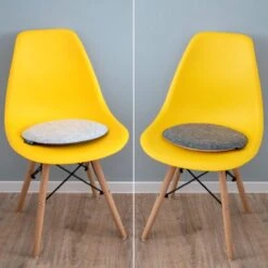 30mm Vilten Zitkussen Rond - Ø 35cm Stoelkussen Stoelpad Zacht 2-kleurig Grijs -Tuinmeubilair Verkoopwinkel 1200x1200 1050