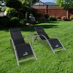 MaxxGarden Ligbed Set - 2 Stuks Zwart - Met Tafel - Sun Loungers - Loungebed 12 MaxxGarden Ligbed Set - 2 Stuks Zwart - Met Tafel - Sun Loungers - Loungebed -Tuinmeubilair Verkoopwinkel 1200x1200 160