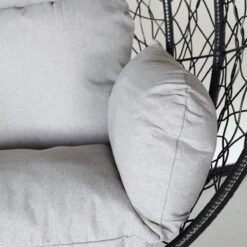 Egg Hangstoel Roundabout Zwart -Tuinmeubilair Verkoopwinkel 1200x1200 175