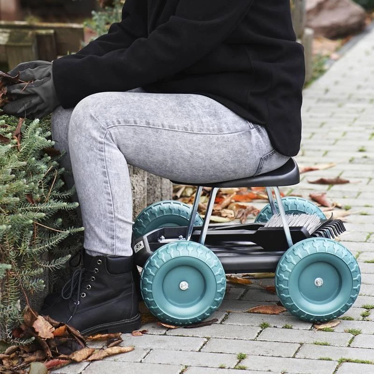 UPP Tuinkruk Met Wielen 5 UPP Tuinkruk Met Wielen - Afbeelding 5