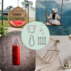 XYZ Goods - Luxe Plafondhaak - Hangmat Bevestigingsset - Schommelhaak - Ophangsysteem - Ophanghaak - Plafondbeugel - Bokszak - Schommelstoel - Hangstoel - RVS -Tuinmeubilair Verkoopwinkel 1200x1200 205