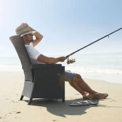 Allibert Vermont Verstelbare Tuinstoel - 64x68x107cm - Grafiet -Tuinmeubilair Verkoopwinkel 1200x1200 217