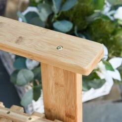 Outsunny Tuin Schommelstoel, Relaxstoel, Tuinstoel, Bamboe Multiplex Naturel 84A-171 -Tuinmeubilair Verkoopwinkel 1200x1200 229