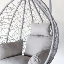 Egg Hangstoel Roundabout Grijs -Tuinmeubilair Verkoopwinkel 1200x1200 248