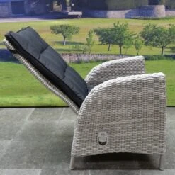 Menorca Dining Tuinstoel Verstelbaar Wit Grijs -Tuinmeubilair Verkoopwinkel 1200x1200 252