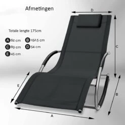 Sens Design Zonnebed - Ligbed - Weerbestendig - Antraciet -Tuinmeubilair Verkoopwinkel 1200x1200 265
