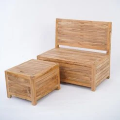 Kleine Teakhouten Tuinbank Met Opbergruimte - 100 X 60 X 90 Cm - Duurzaam Teakhout - Blijft Strak En Mooi - Sterke Constructie Om Lang Mee Te Gaan -Tuinmeubilair Verkoopwinkel 1200x1200 287
