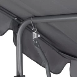 Merkloos Casaria Hollywood Schommel - Antraciet - Incl. Zonnekap -Tuinmeubilair Verkoopwinkel 1200x1200 298