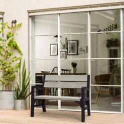 Keter Montero Tuinbank – 2-personen - 120x61x91cm - Grafiet -Tuinmeubilair Verkoopwinkel 1200x1200 349