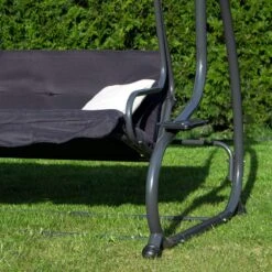 Springos Schommelbank | Linda-Schommel | 3-zits | Waterafstotend | Inclusief 2 Kussens | Verstelbare Luifel | 162 X 200 X 120 Cm | Zwart 18 Springos Schommelbank | Linda-Schommel | 3-zits | Waterafstotend | Inclusief 2 Kussens | Verstelbare Luifel | 162 X 200 X 120 Cm | Zwart -Tuinmeubilair Verkoopwinkel 1200x1200 356