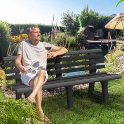 Casaria Tuinbank Orchidea – Kunststof/240kg Belastbaar – Antraciet 12 Casaria Tuinbank Orchidea – Kunststof/240kg Belastbaar – Antraciet -Tuinmeubilair Verkoopwinkel 1200x1200 409